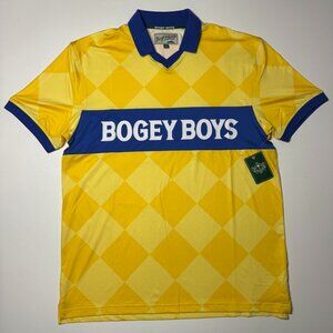 Bogey Boys Yellow Argyle Polo Shirt